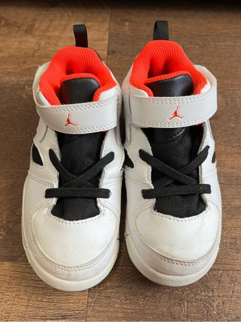 Toddler Nike Air Jordans Flight Club ‘91 White infrared size 9 C